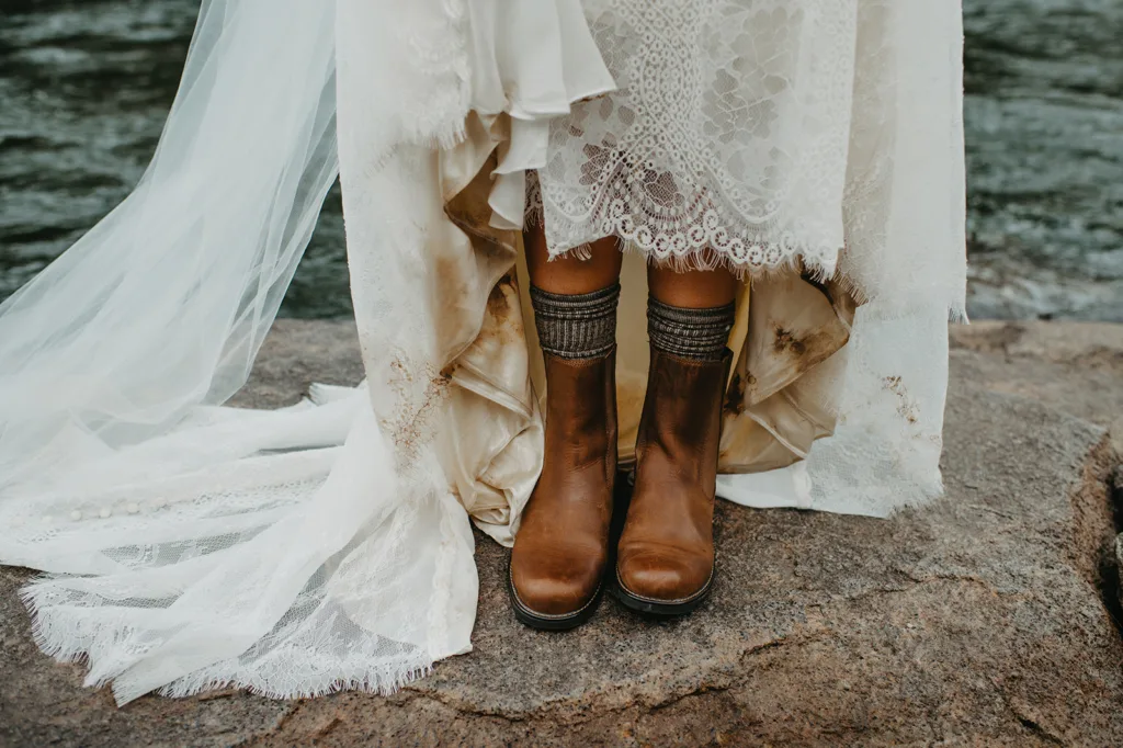 elopement shoes for the adventurous bride