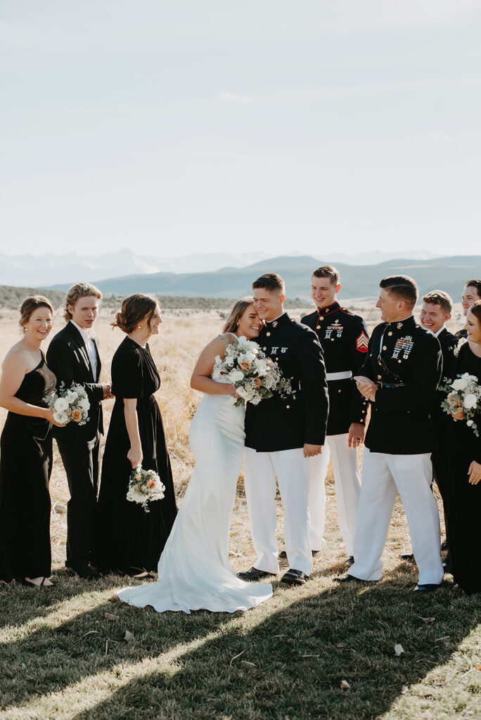 Bridal Party photos in Montrose Colorado