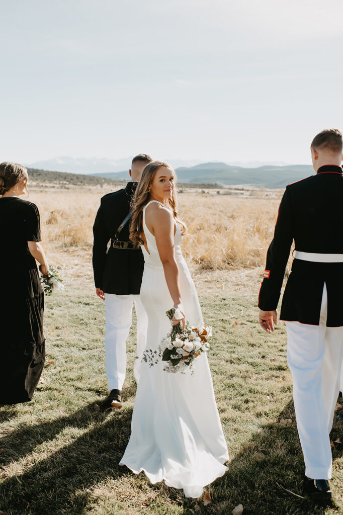 Bride in Montrose Colorado