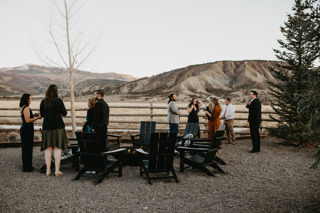 outdoor Reception at Storm King Mountain Ranch