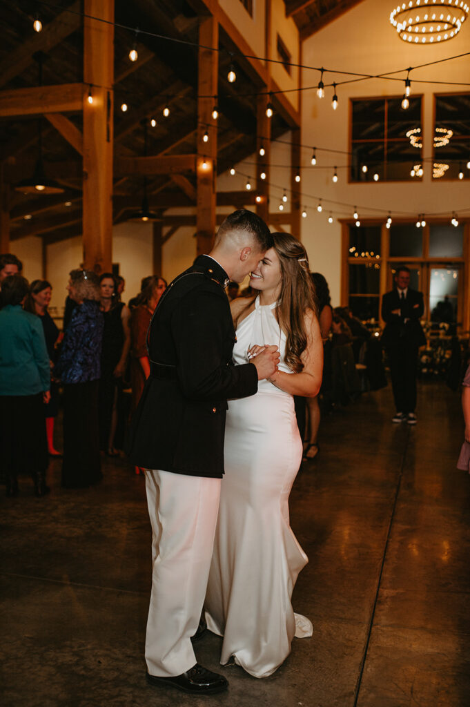 first dance at Storm King Mountain Ranch
