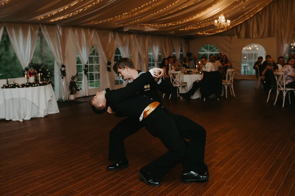 Dancing at the Manor House Tent Maryland Wedding Photographer